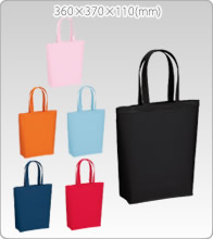 イベントの参加者に配布 コットンバッグ（Ｍ）カラー生地【シルクプリント１色刷り】１０００枚製作