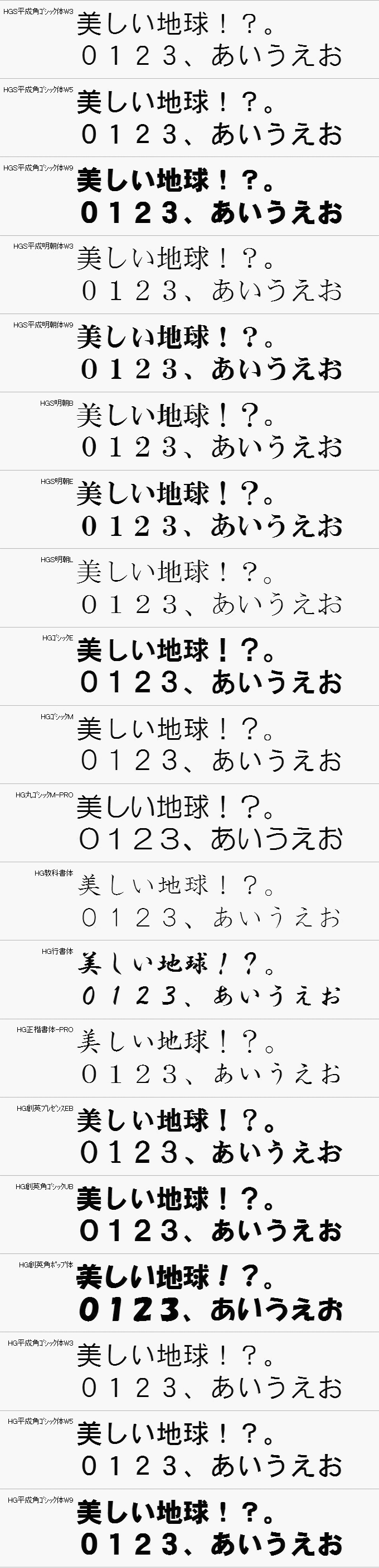 オリジナルトート用プリント漢字書体３