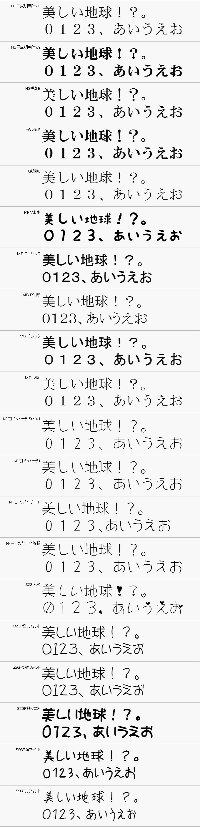 オリジナルトート用プリント漢字書体４