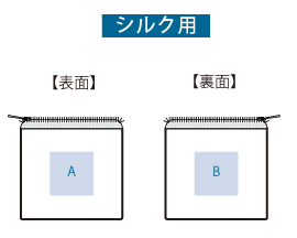カラーファスナークリアポーチ（S）エコバッグ　シルク印刷可能範囲