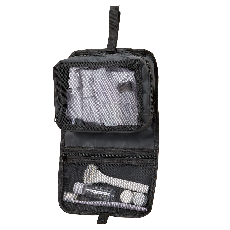 ベーシックハンギングポーチバッグ 旅先の「洗面台狭すぎ問題」を解決!吊るして使える収納の決定版 旅行先のホテルで、化粧ポーチの置き場に困ったことはありませんか? 「ユニットバスの洗面台が狭くて置けない…」という悩みを解決する、収納力と使いやすさを極めたハンギングポーチです。