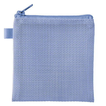 ハードメッシュフラットポーチ(SS)エコバッグ 3色 メッシュ素材のフラットポーチ