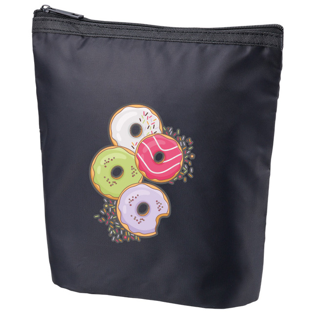 ライトクーラーガゼットマチ付ポーチバッグ 4色　フルカラーで写真表現ができる熱転写印刷