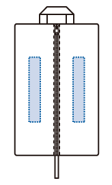 コンパクトになるシューズケースバッグ シルク印刷可能範囲