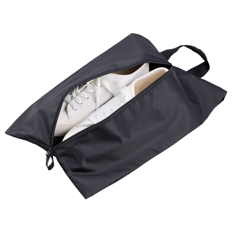 コンパクトになるシューズケースバッグ コンパクトに折り畳めるシューズケース