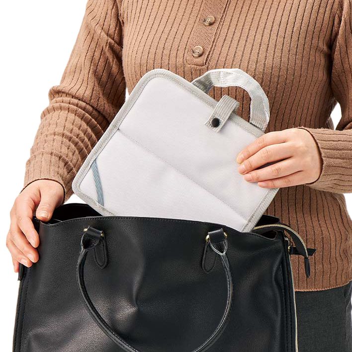 文具まとめて持ち運びバッグ 3色 底板は取り外し可能でバッグインバッグとしてもぴったり