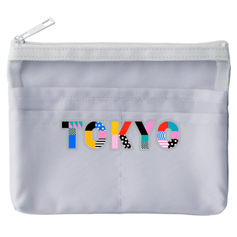 らくらく仕分けポーチバッグ(S)4色 フルカラーで写真表現ができる熱転写印刷