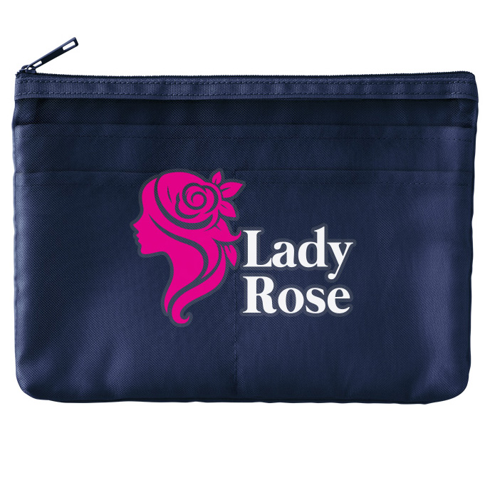 らくらく仕分けポーチバッグ(M)4色 フルカラーで写真表現ができる熱転写印刷