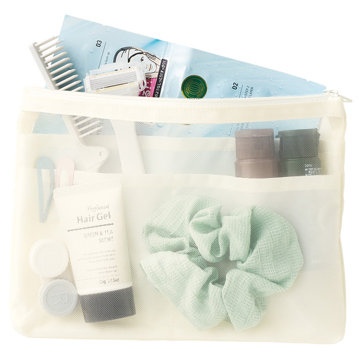 らくらく仕分けポーチバッグ(M)4色