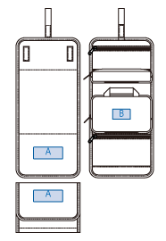 トラベルケースバッグ シルク印刷可能範囲