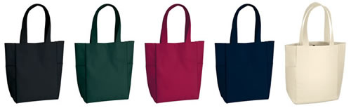 マルチトートバッグ（Ｍ）エコバッグのカラーは、インクブラック　／　ダークグリーン　／　ワインレッド　／　ネイビーブルー　／　ミルキーベージュ