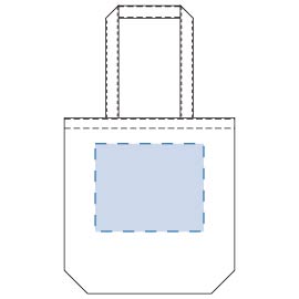 ライトキャンバスタウントート(Ｍ)　印刷範囲W210×H170(ｍｍ)