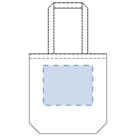 ライトキャンバスタウントート(Ｍ)印刷範囲W210×H170(ｍｍ)