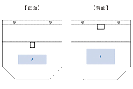 不織布保冷2WAYくるくるポーチエコバッグ 4色■シルク印刷 最大範囲：A／W145×H50（mm）､B／W145×H80（mm）■熱転写印刷 最大範囲：A／W100×H50（mm）､B／W100×H80（mm）