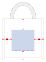 オリジナル名入れ印刷可能範囲図