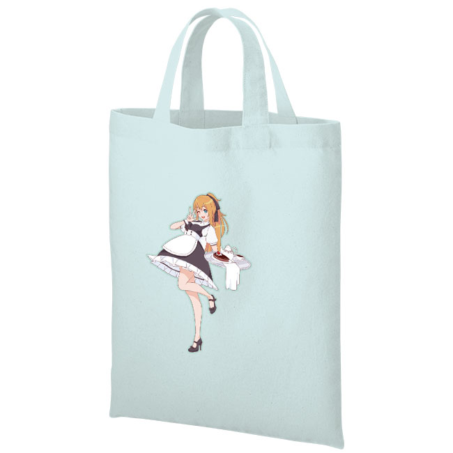 厚手コットンA4フラットトート 5色　フルカラーで写真表現ができる熱転写印刷