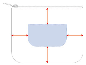 オリジナル印刷可能範囲図