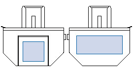 再生PET クーラーエコバッグの名入れ印刷可能範囲図