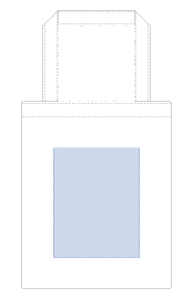 イベントポンチョ（ポーチバッグ付） 3色 シルク印刷可能範囲
