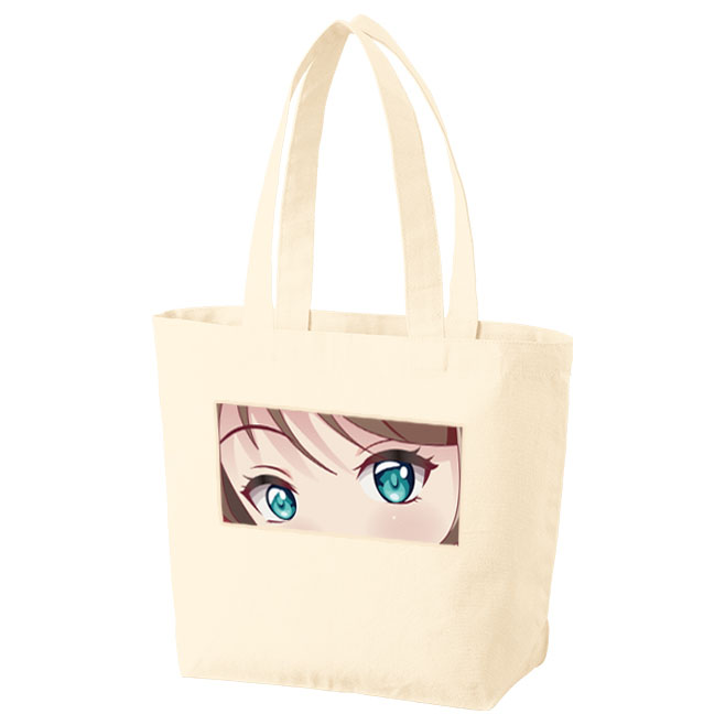 フルカラーの熱転写プリントを使用して、「キャンバスベーシックファスナートート（M） 」に鮮明なアニメイラストをプリントした事例です。キャンバス素材のナチュラルな風合いが、カラフルなプリントと組み合わさり、独特のおしゃれ感と可愛さを演出しています。アートやカルチャーイベントなどでの景品ノベルティやプレゼントにいかがでしょうか？熱転写プリントはフルカラープリントでも格安で名入れ印刷が可能ですので、機能性とデザイン性を兼ね備えたオリジナルトートバッグ作りにお役立てください。