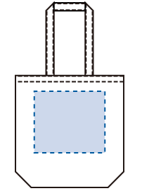 ライトウォッシュキャンバストートバッグ（M） 4色■シルク印刷 最大範囲：W225×H195（mm）■熱転写印刷 最大範囲：W225×H195（mm）