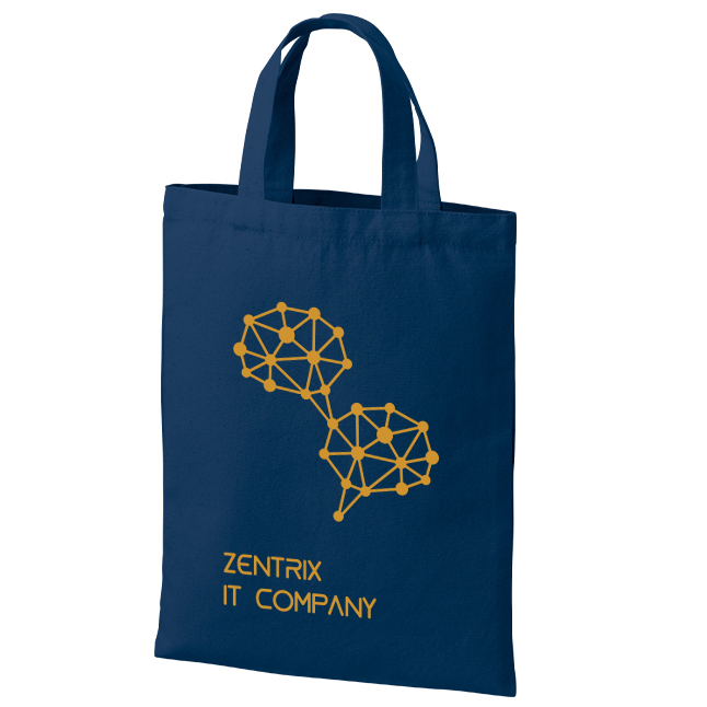 ライトキャンバスフラットトートバッグ（M）2色 大量作成でお安いシルクプリント