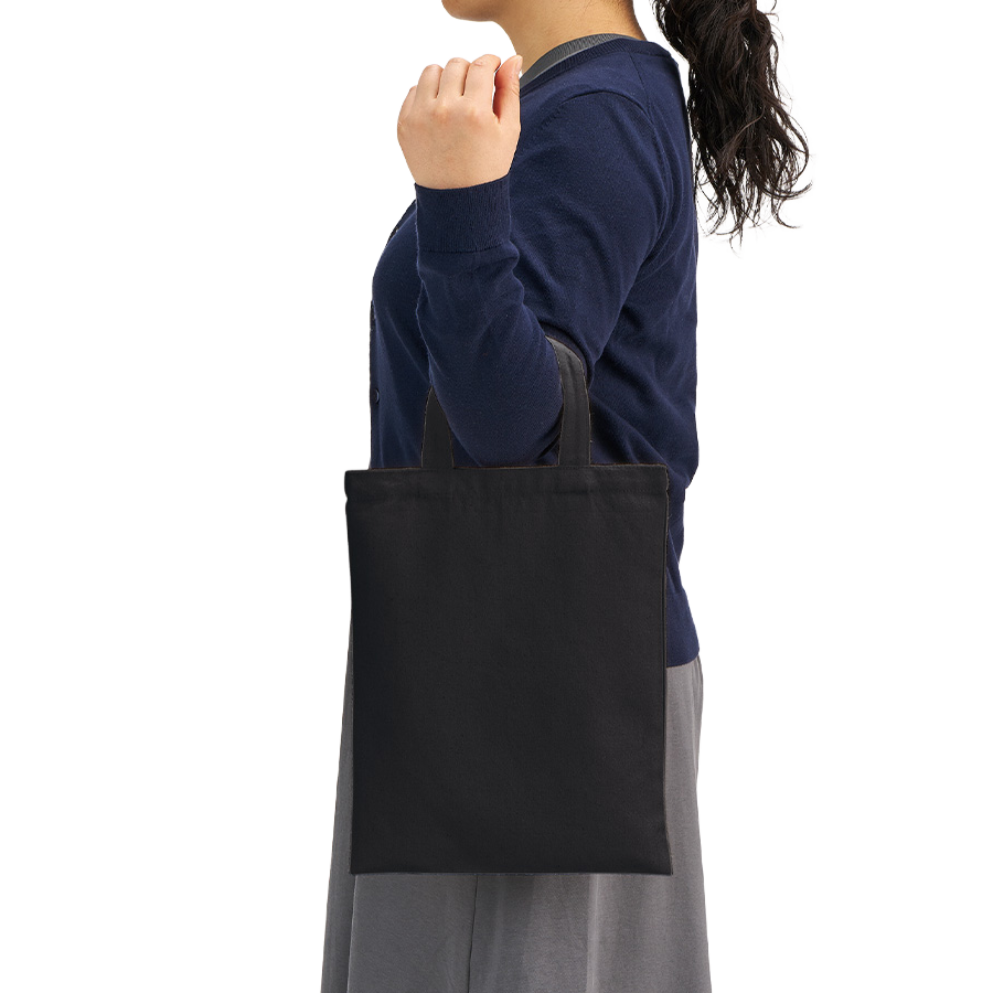 ライトキャンバスフラットトートバッグ（M）2色