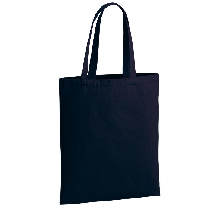 ライトキャンバスフラットトートバッグ（L）2色006 ネイビー