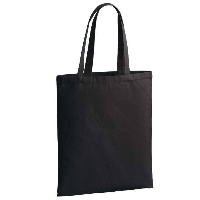 ライトキャンバスフラットトートバッグ（L）2色 009 ブラック