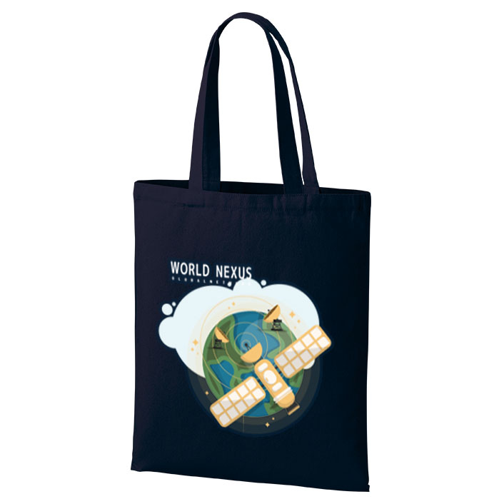 ライトキャンバスフラットトートバッグ（L）2色 ルカラーで写真表現ができる熱転写印刷