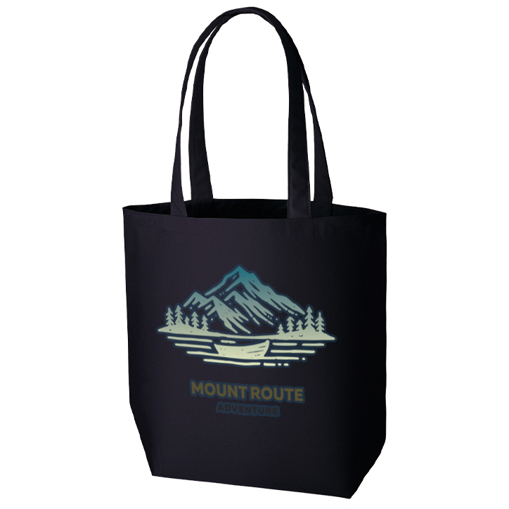 ライトキャンバストートバッグ（L）2色 フルカラーで写真表現ができる熱転写印刷