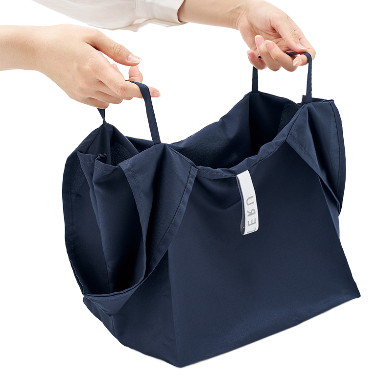 セルフレジで使いやすいスクエアデリバッグ 3色