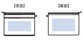 リップストップポケットサコッシュバッグ 5色 シルク印刷可能範囲