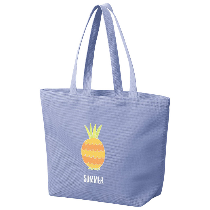 ハードメッシュトートバッグ（M）3色 フルカラーで写真表現ができる熱転写印刷