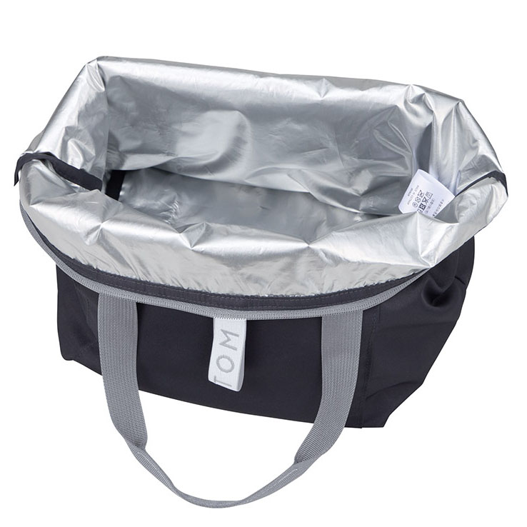 クーラーバッグ 2色 「日常の『ちょっと買い』をスマートに。頼れる広マチ設計の保冷エコバッグ」