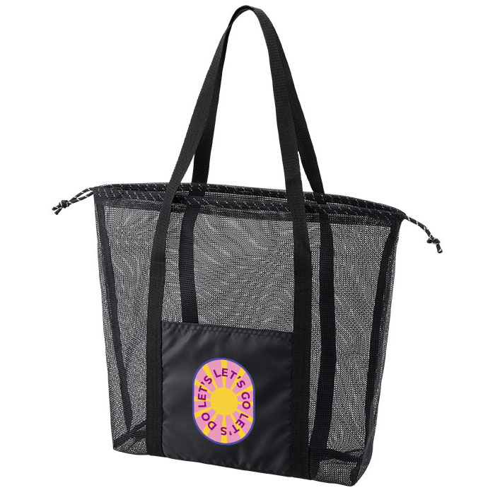 メッシュライントートバッグ(LL) 4色 フルカラーで写真表現ができる熱転写印刷