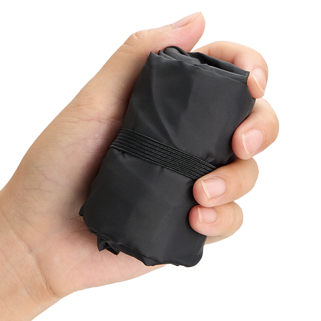 ファインライトポリバッグ(L)エコバッグ 5色 ゴムでとめて小さく折りたたみ コンパクトに畳むことができ持ち歩きにもぴったり