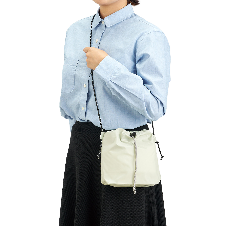 ファインライトポリ巾着ショルダーバッグ 5色