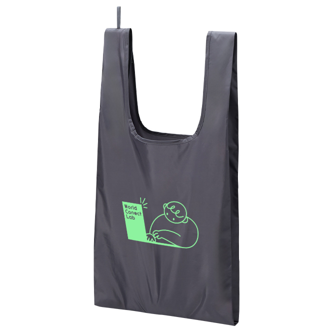 ファインライトポリマルシェバッグ(LL)エコバッグ 5色 大量作成でお安いシルクプリント