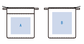 保冷ボトルホルダーサコッシュバッグ　ワイド 4色　シルク印刷可能範囲