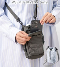 クーラーボトルホルダーサコッシュバッグ 2色