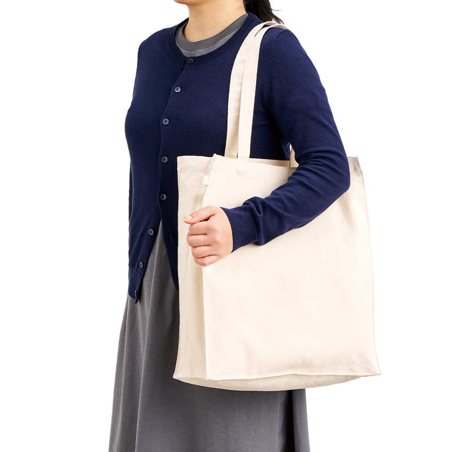 キャンバスボックストートループ付 ナチュラル