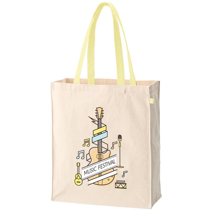 キャンバスボックストートループ付 9色 フルカラーで写真表現ができる熱転写印刷