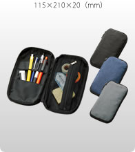 文具まとめて持ち運びポーチバッグ 3色