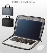 ハンドルがしまえるＰＣバッグ 2色