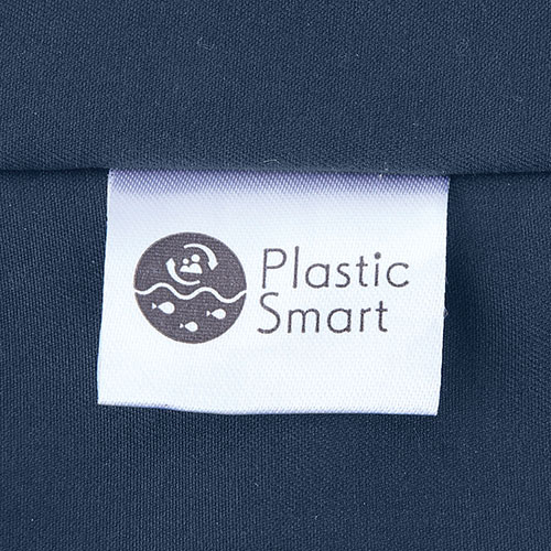 再生PETポータブルクーラーバッグにはスマートプラスチックのラベル付き
