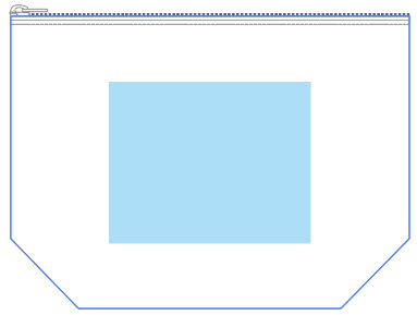 オリジナル名入れ可能範囲図