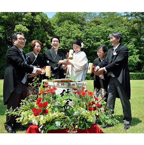 特別名勝「栗林公園」で結婚式