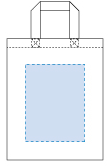 A4コットンバッグ印刷範囲