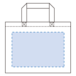 キャンバスカレッジトート(M)ワイド印刷範囲